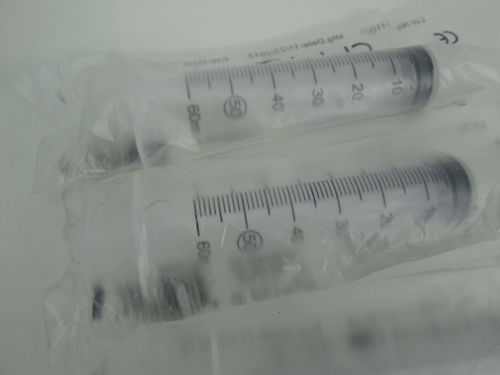 Global Easy Glide Syringe 60ml/cc Sterile Single Use Catheter Tip Lot of 5 skuB