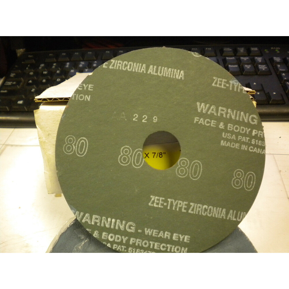 PERFORMANCE ABRASIVES #20550600 5″X7/8″ ZIRCONIA SAND DISC 80 GRIT 25PC