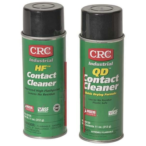Crc 03130 Qd Contact Cleaner, 11 Oz Aerosol Can, Quick Dry, Unscented