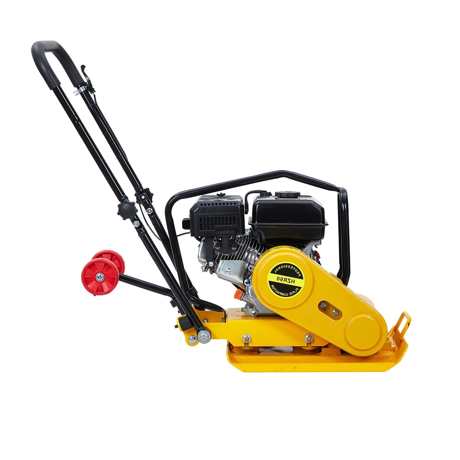 7HP Plate Compactor Rammer 212CC Gas Engine 4200lbs Compaction Force Rammer
