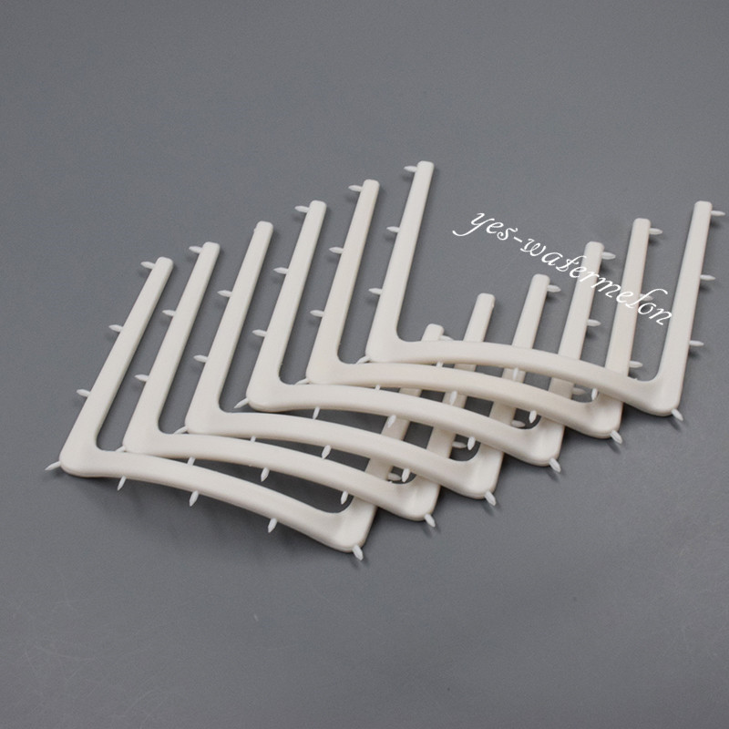 10 Pcs Dental Autoclavable Plastic Rubber Dam Frame Holder U Shape Adult White