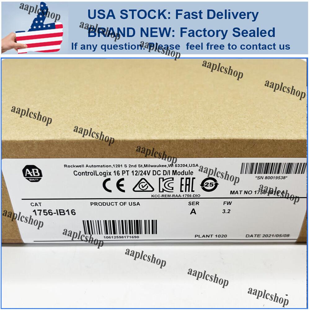 1756-IB16 / A Allen Bradley ControlLogix Input Module 1756 IB16 New AB 1756IB16