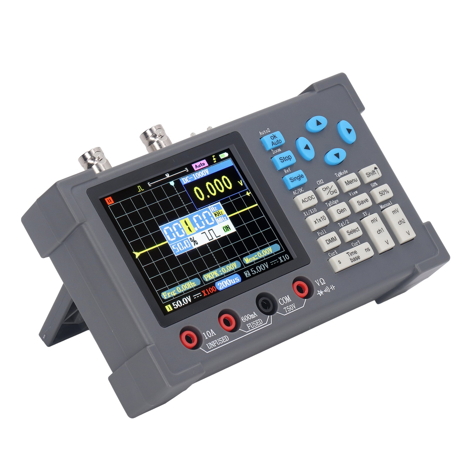 NEW Digital Oscilloscope 3 In 1 Multimeter Signal Generator 120M 250MSa/s 3.2in