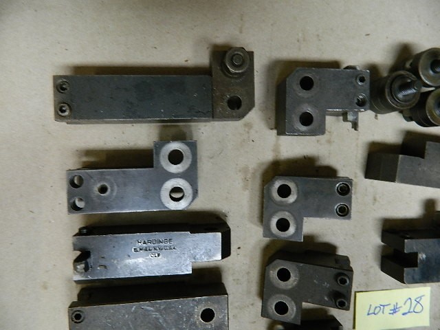 Hardinge Chucker Lathe Turret Tooling most are unmarked ( 30 pieces ) LOT # 28