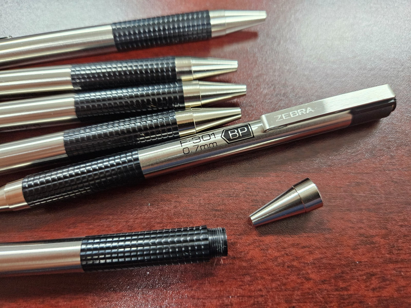 Pens Zebra F-301 Retractable Ball Point Pen NO Ink Pen Shell Only F301 NO REFILL
