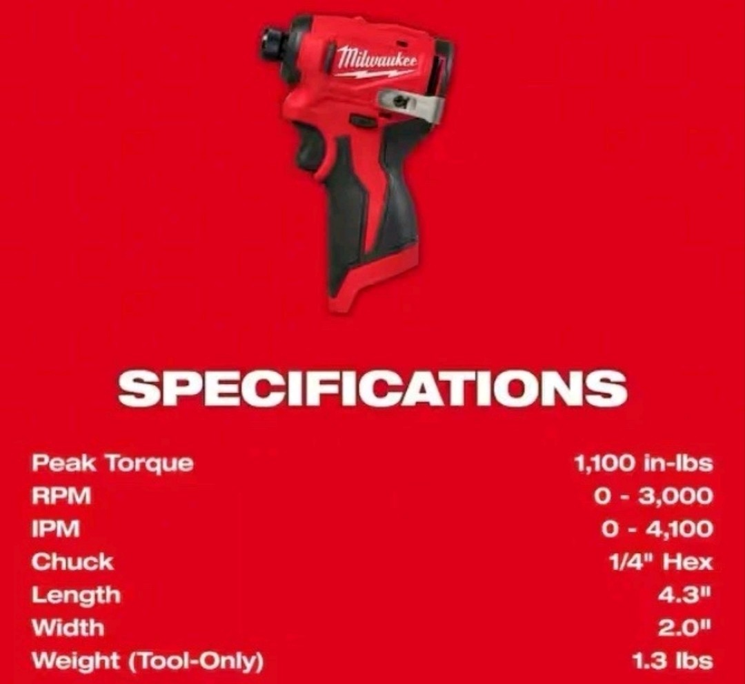 Milwaukee M12 3494-22 Subcompact 2-Tool Combo Kit Impact Driver & Drill/Driver