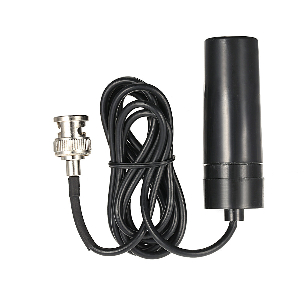 Professional Laboratory pH Electrode Probe BNC Connector 110cm Cable Black S4A0