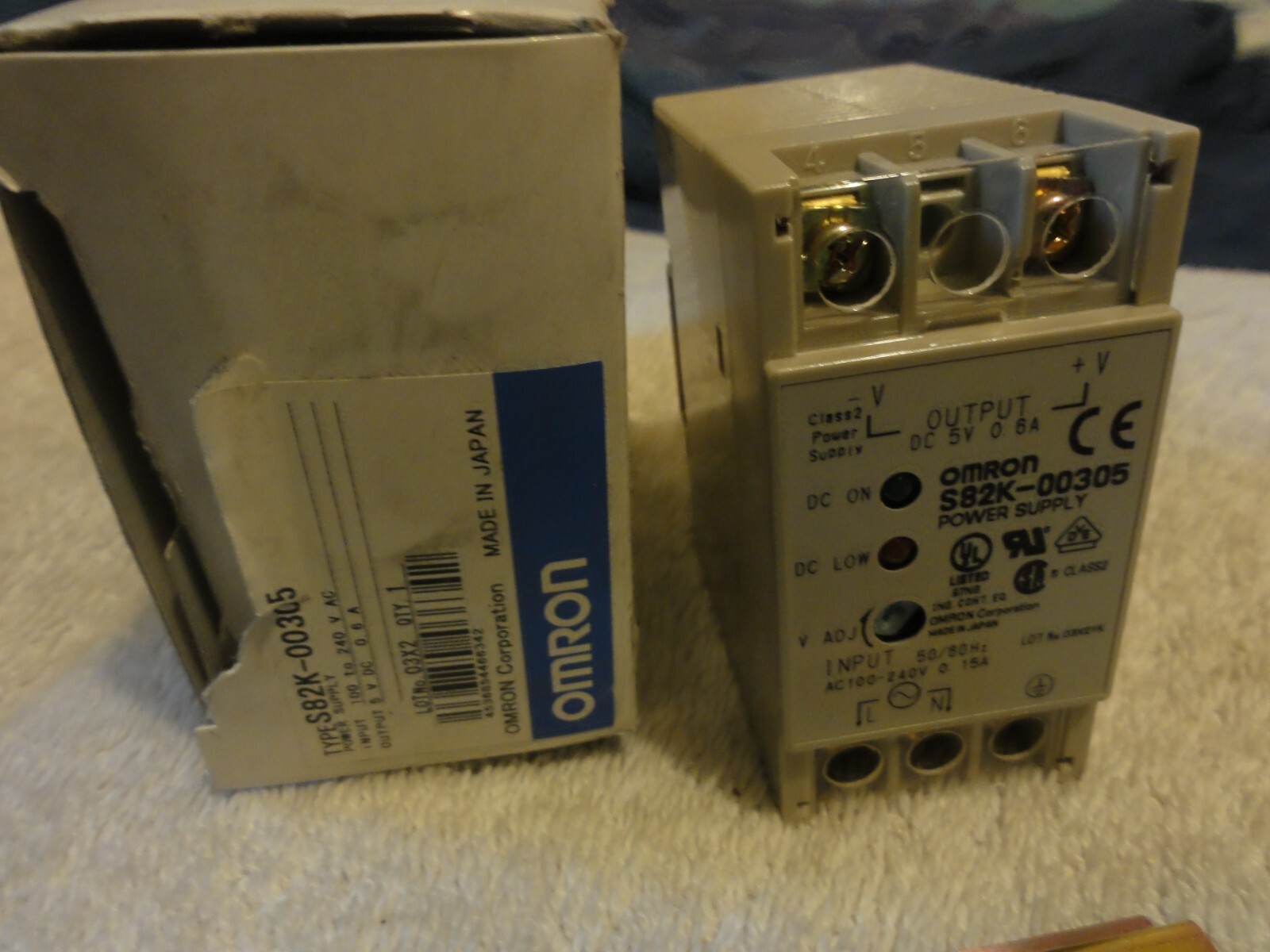 Omron Power Supply S82K-00305 BRAND NEW in BOX