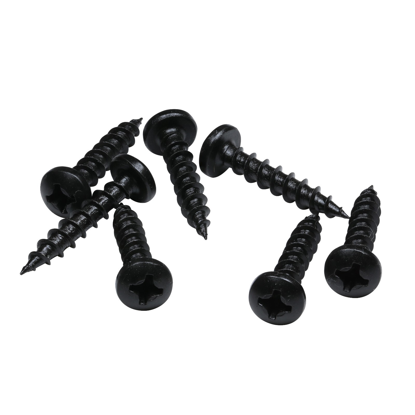 #6-13 x 3/4″ Deep / Coarse Thread Pan Head Screws Black Phosphate