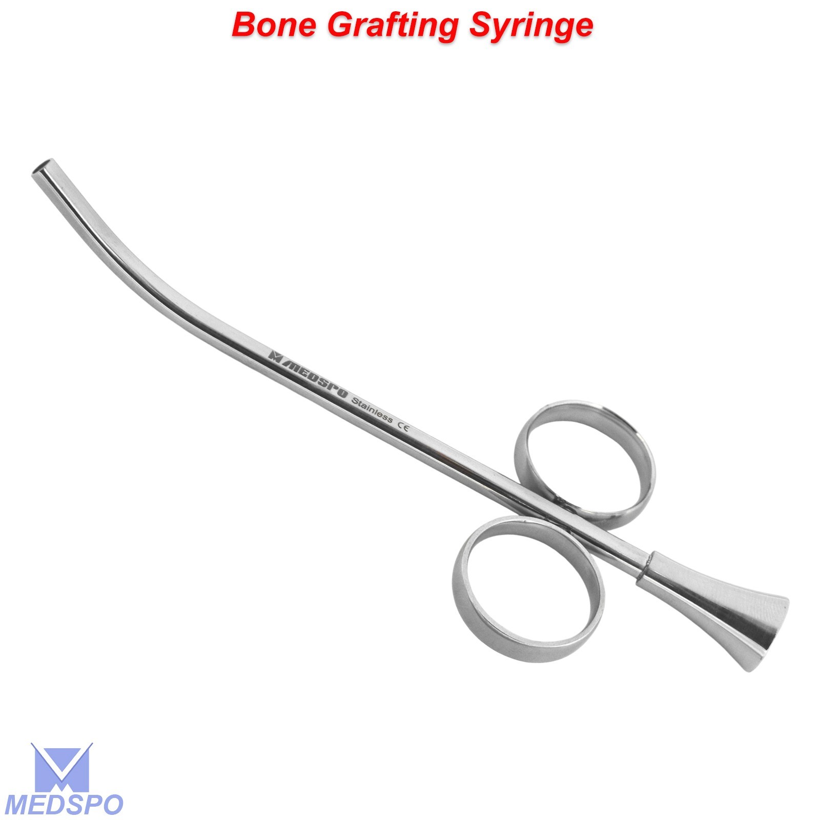 Bone Spoon Graft Packer Compactor Syringe Implant Bone Graft Instrument Set Of 3
