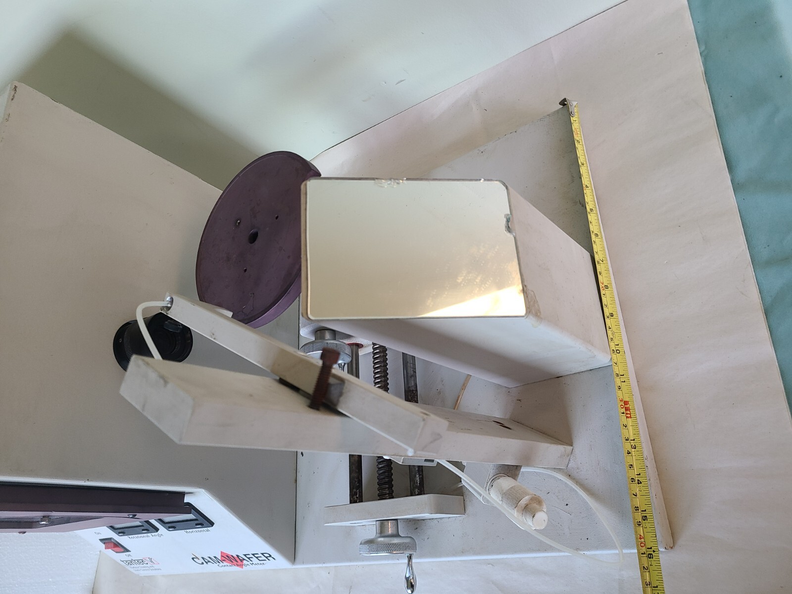 TanTec CAM-WAFER Series Contact Angle Meter, Powers Up, AS IS For Parts Or Repai