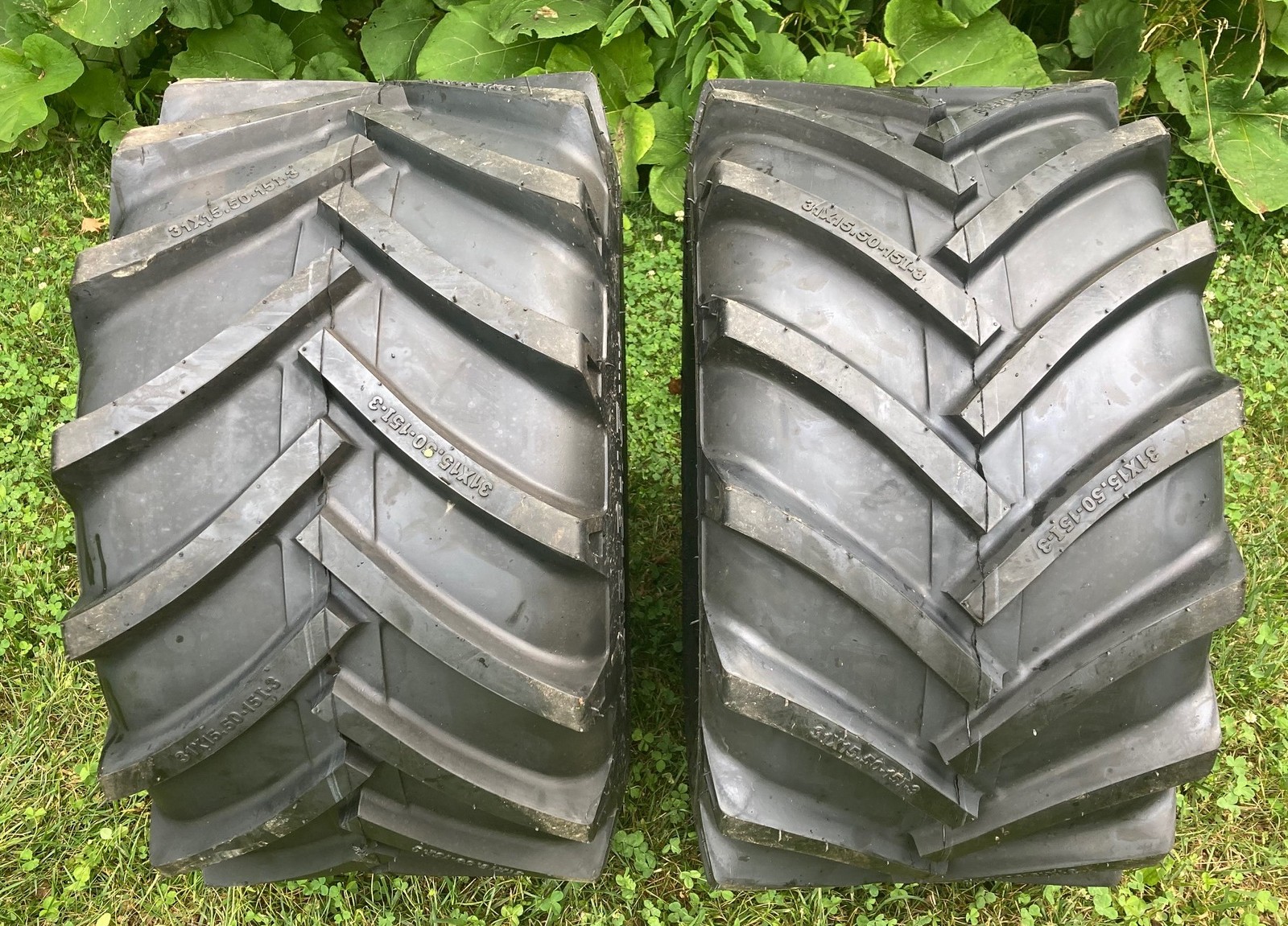 2 NEW 31X15.5-15 Trencher Tires -I-3 Tread -12 PR -31-15.50-15 -Forerunner QH645