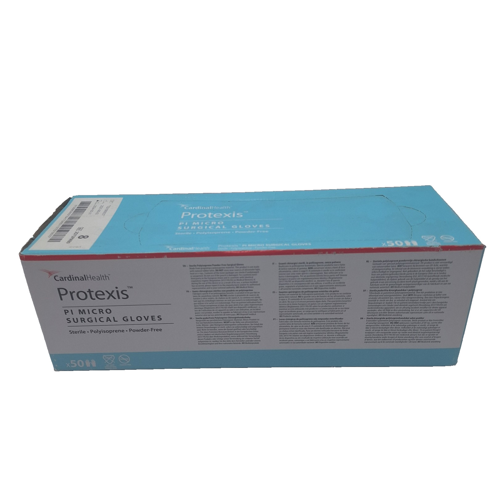 Cardinal Health Protexis PI Micro Surgical Gloves 50 ct. | Size 8 | Exp: 05-24