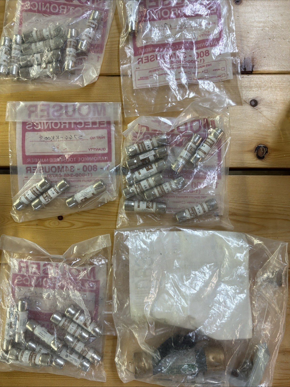 Large Mixed Industrial Fuse Lot Bussmann Gould Mersen Littelfuse NOS Surplus