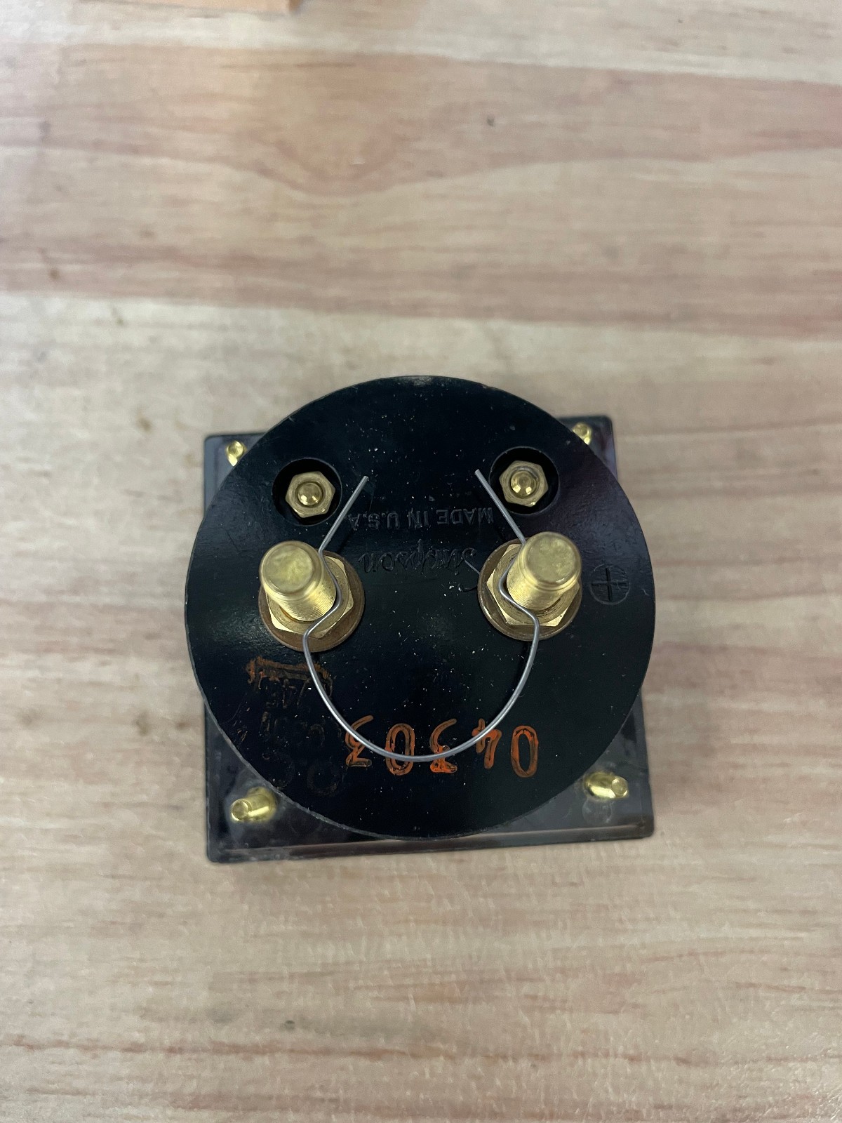 Simpson 04303 Panel Meter DC Microamperes 0-10 µA Analog Gauge NOS w/ Box