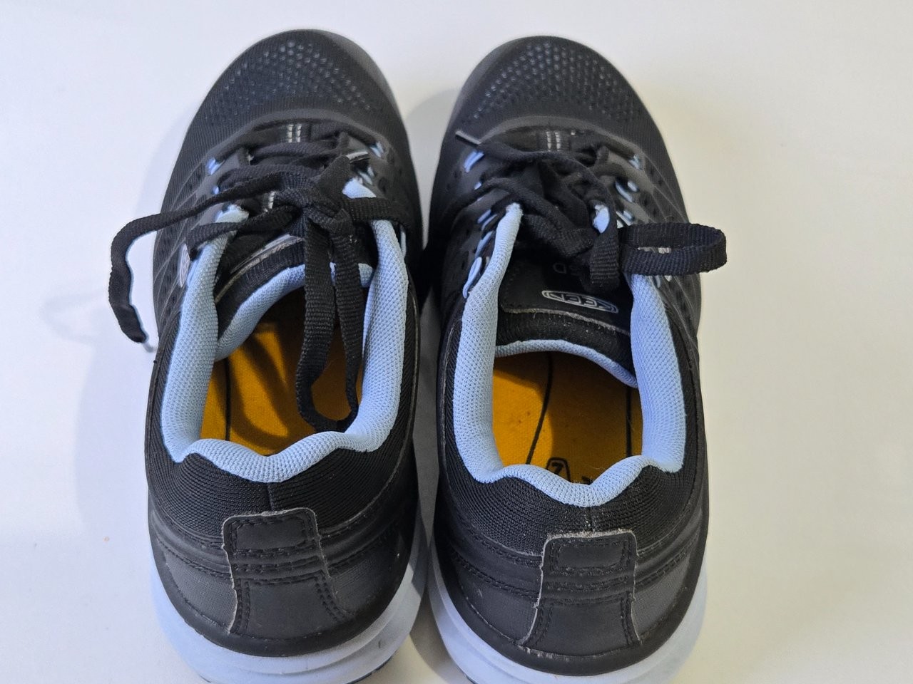 Keen Utility Women’s Black / Blue Steel Toe Work Shoes US Size 7W
