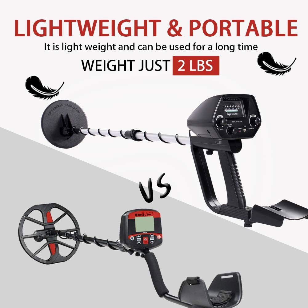 Waterproof LCD Metal Detector, Deep-Sensitive Search for Coins, Jewelry & Relics
