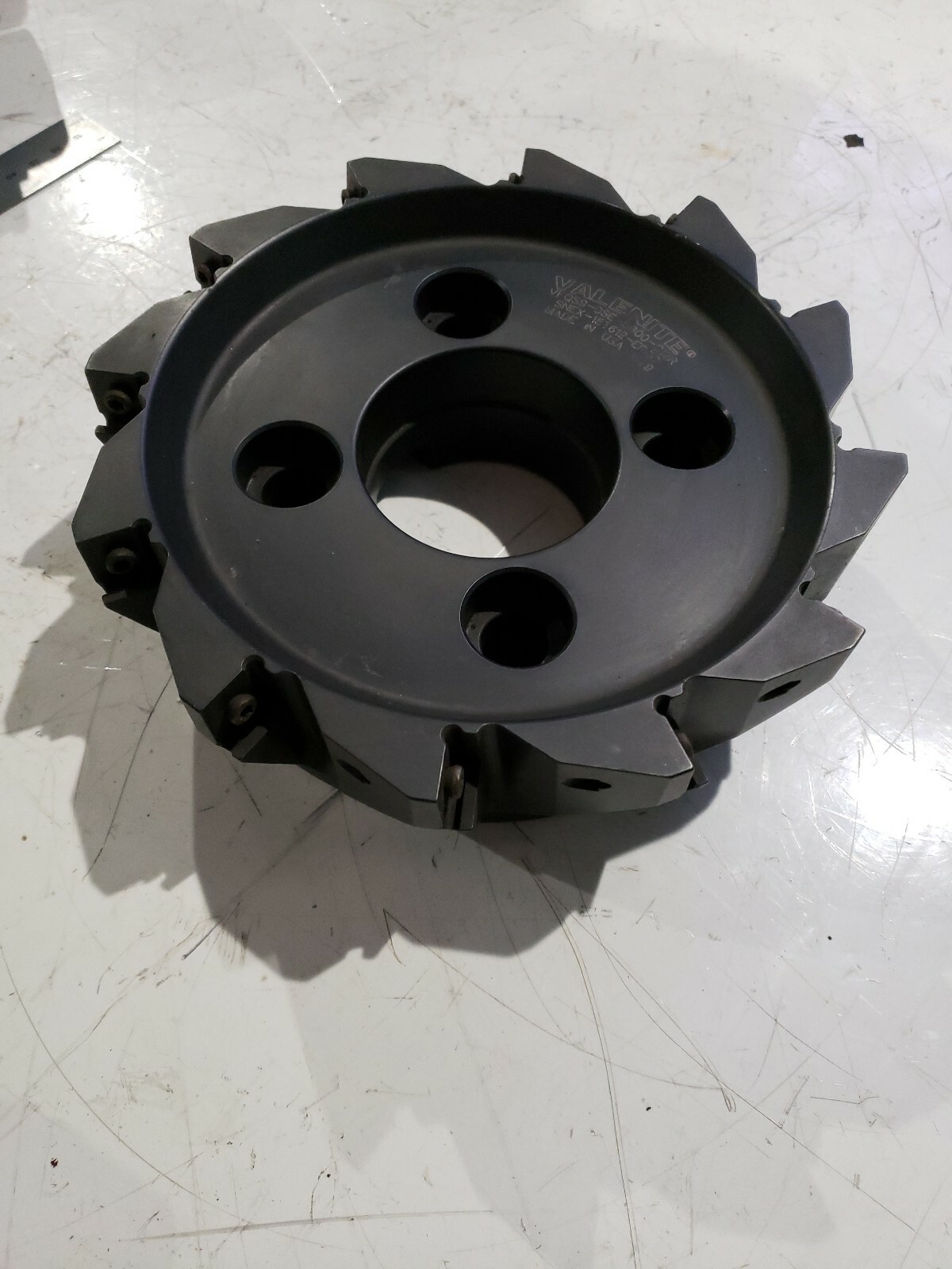 Walter Valenite VFQS90SE0800C12R ,SNEX15T612ERQC Facemill 8″ dia Cutter USA