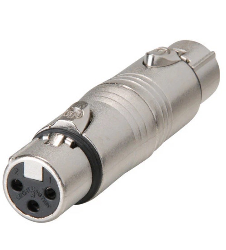 Neutrik NA3FF XLR Adapter Female To Female