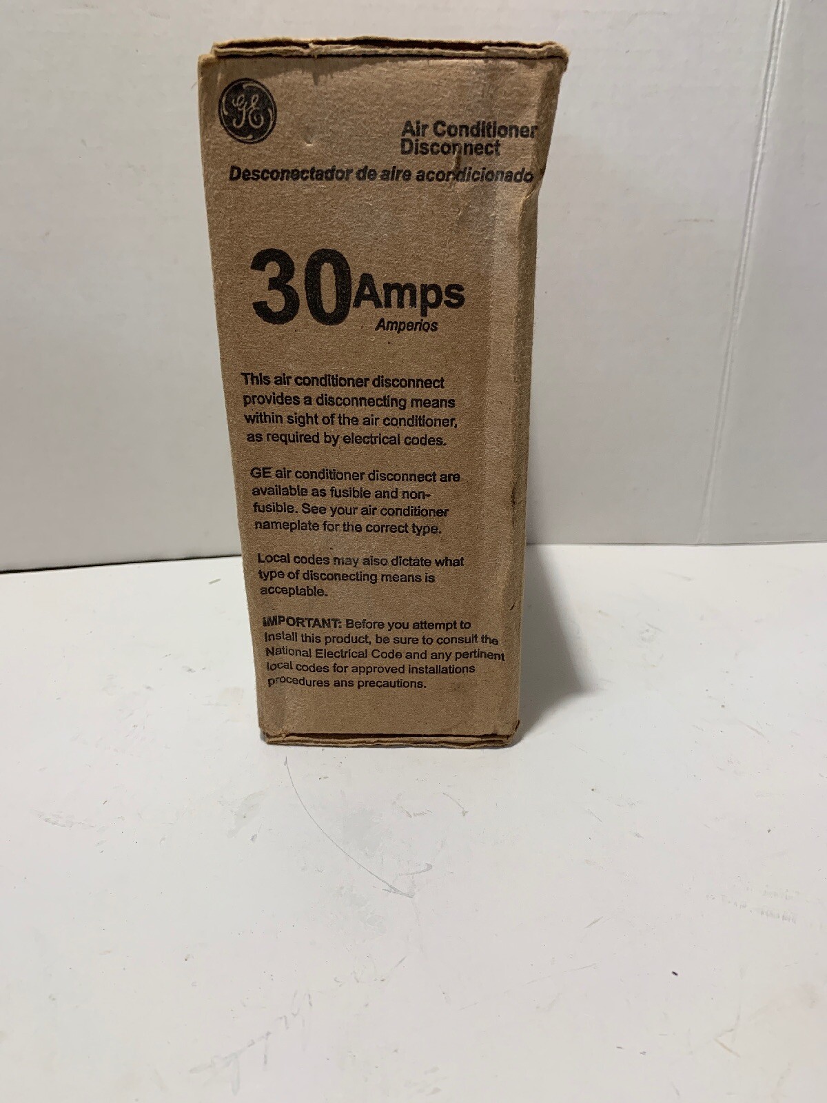 GE TF30RCP 30amp Fusible Air Conditioner Disconnect – Priority Mail Shipping