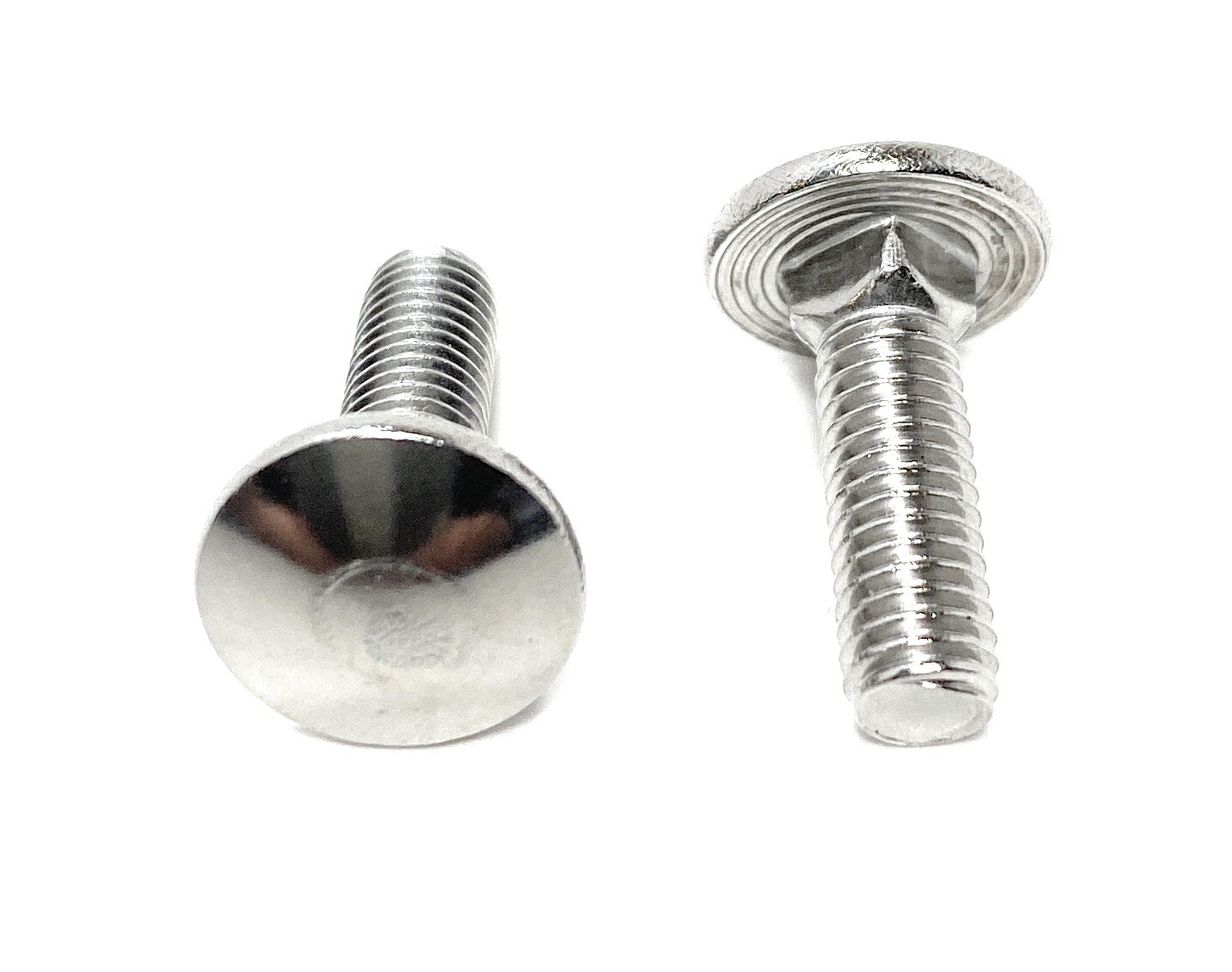 (25) 10-32 x 5/8 Carriage Bolts 18-8 Stainless Steel Fine Thread UNF