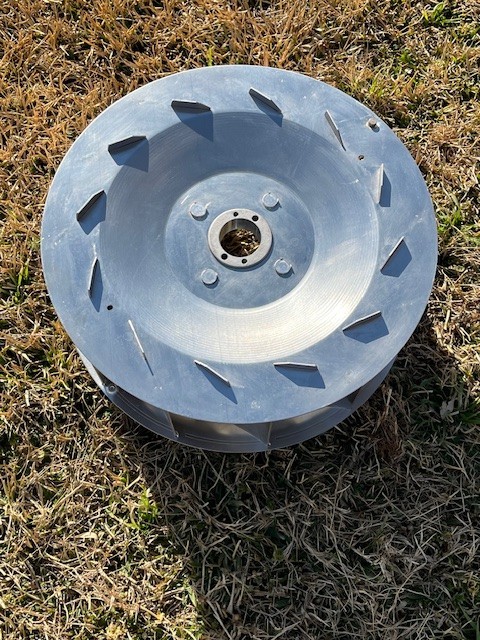 Greenheck Fan Replacement Wheel Assembly #877376 with New Tapered Bushing 64014B