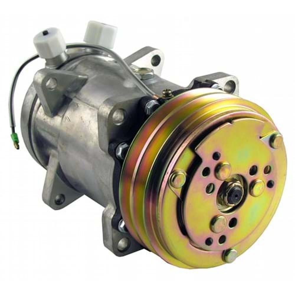 8819120A Sanden SD510HD Compressor, w/ 2 Groove Clutch – Fits Krone