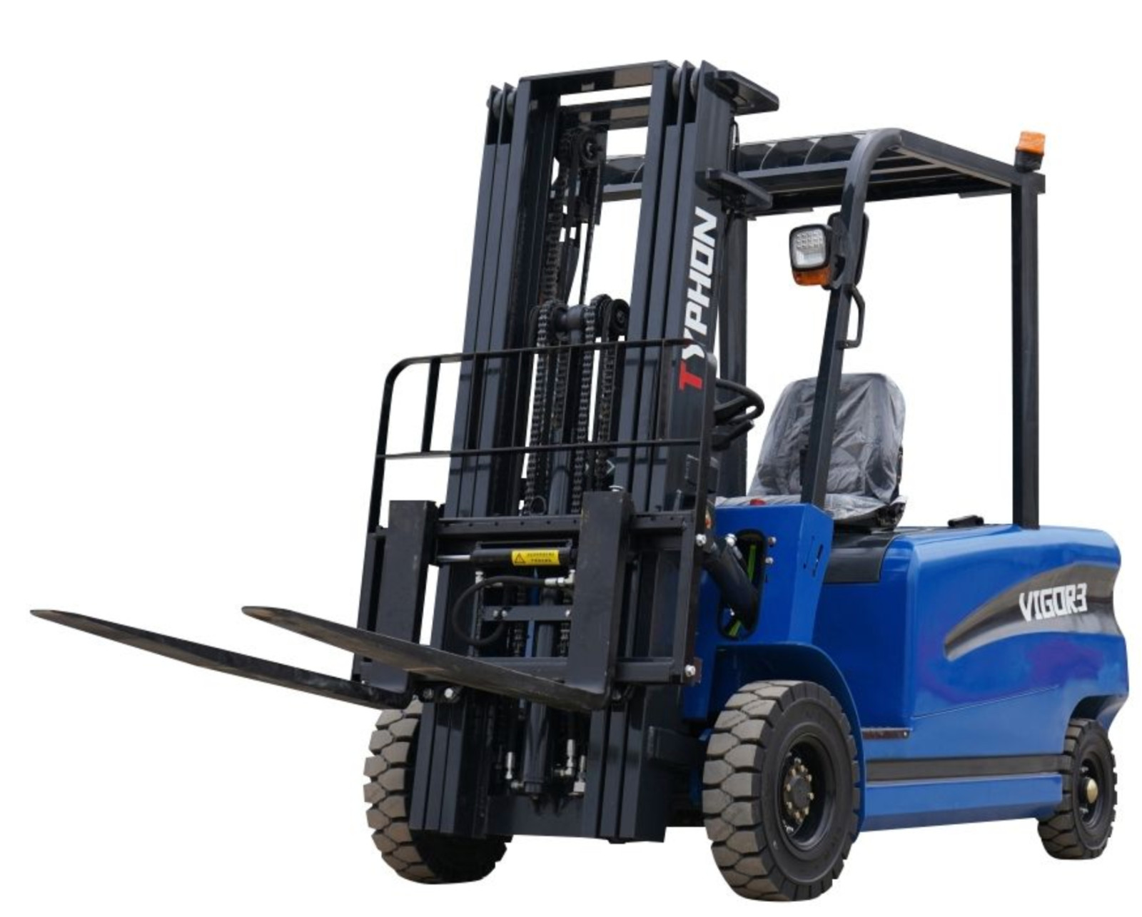 TYPHON VIGOR 3.0 Blue Electric Forklift 3 Ton Lifter Lift Truck Jitney Hi-Lo NEW