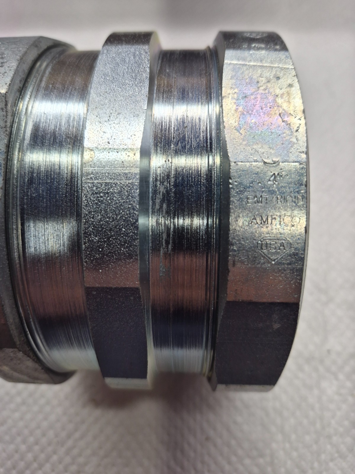 AMERICAN FITTINGS ERC400CPLG, 4″ Compression Coupling, For EMT/Rigid Conduit