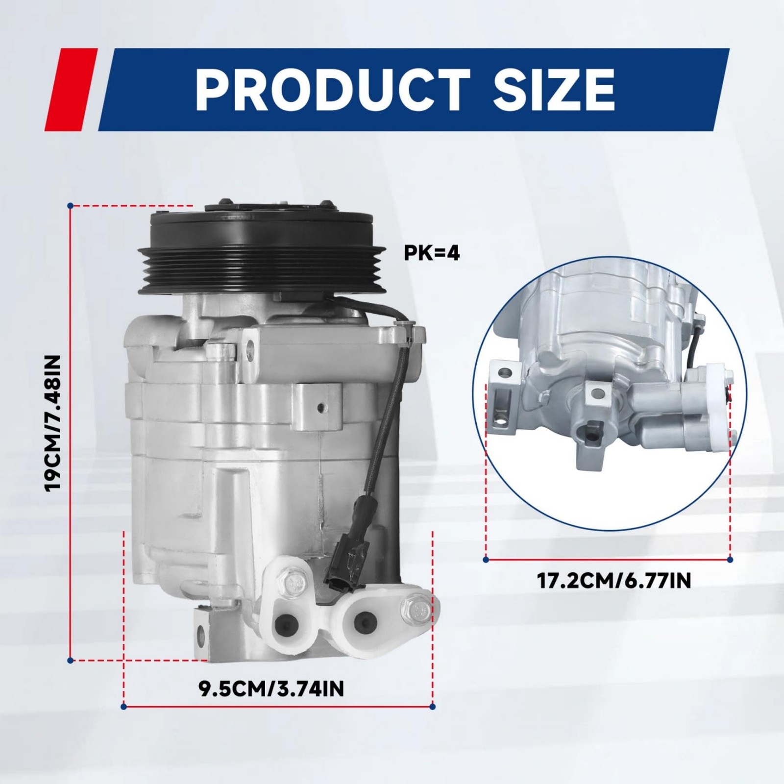 Waltyotur Ac Compressor Replacement For Forester 2007-2013 Impreza 2008-2011