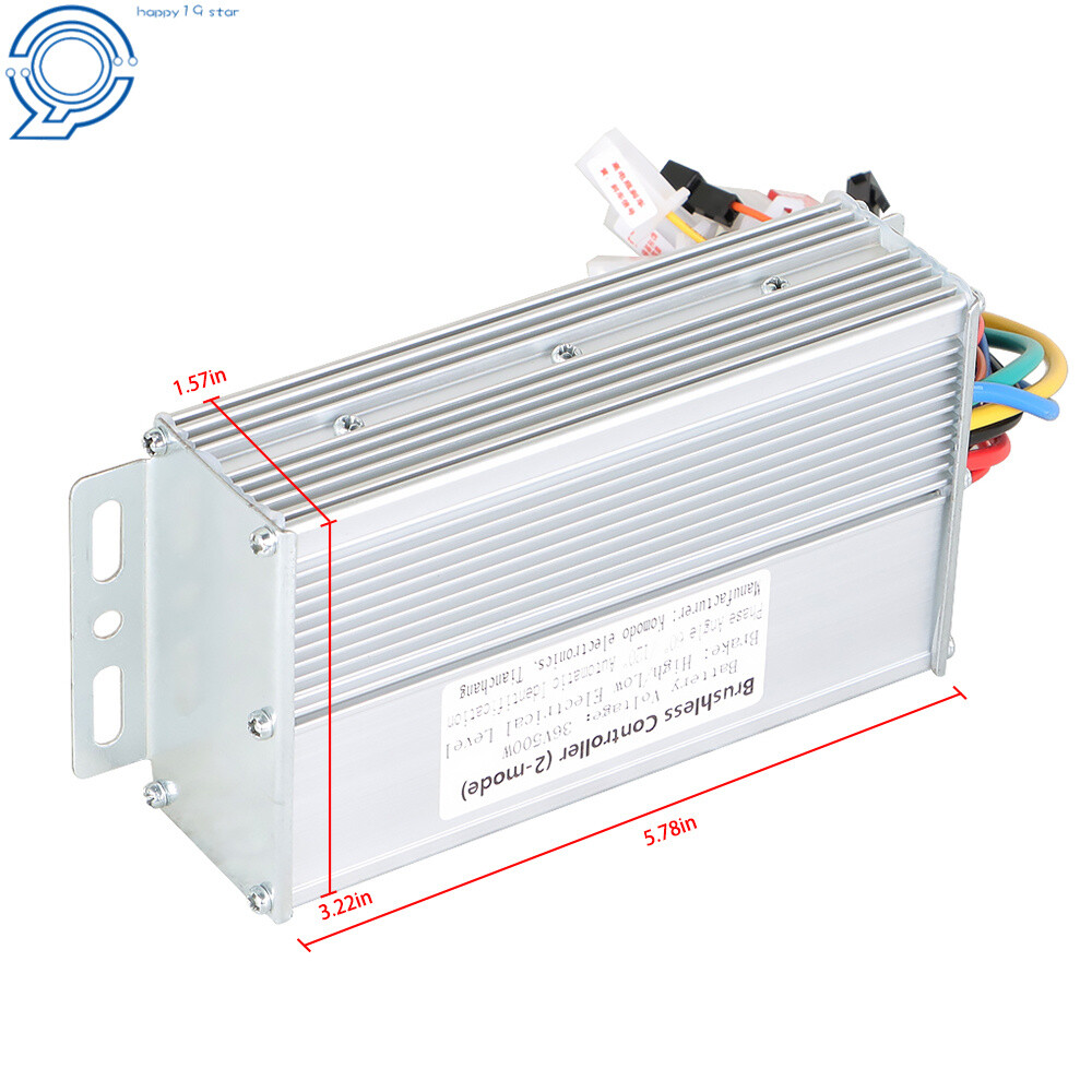 Electric Bike Brushless Motor Controller For Electric Bicycle Scooter 36V 500W