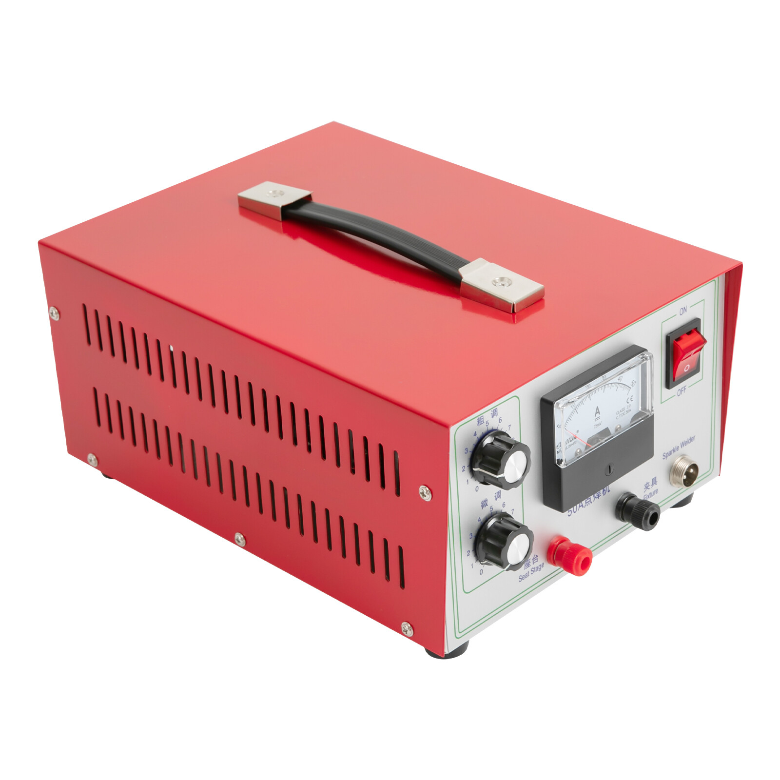 50A Countertop Jewelry Welding Machine Jewellery Spot Welder 500W 0.5-1.2mm