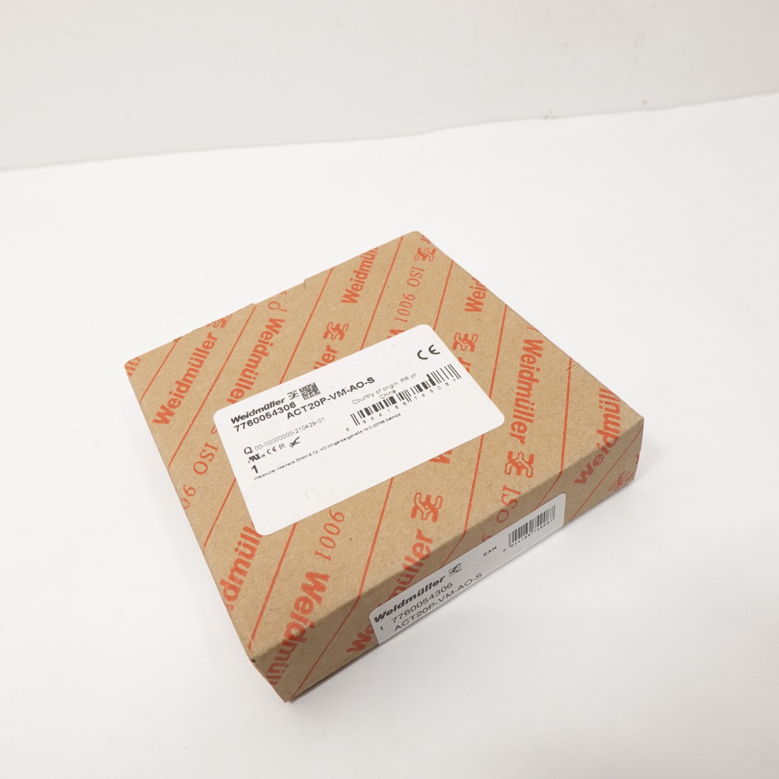 Weidmüller ACT20P-VM-AO-S Signal Conditioner 24VDC Analog Isolator – New
