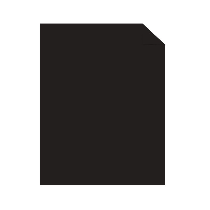 Black Cardstock 65 lb Heavyweight Acid Free 80 Sheets Multi Purpose Paper New