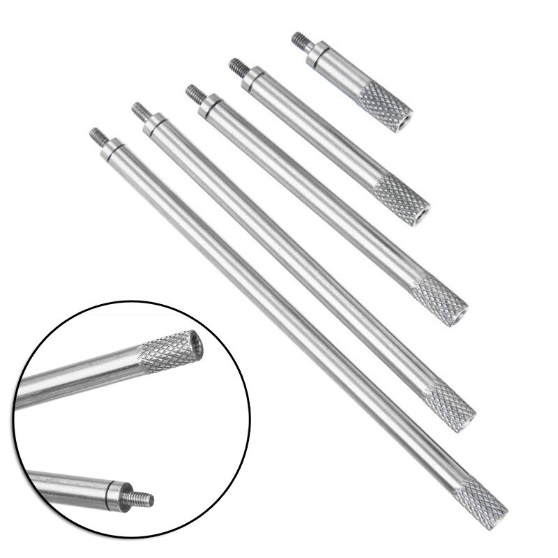 5pcs/Set Dial Digital Indicator Extension Stem Rod M2.5 20 40 60 80 100mm Kit