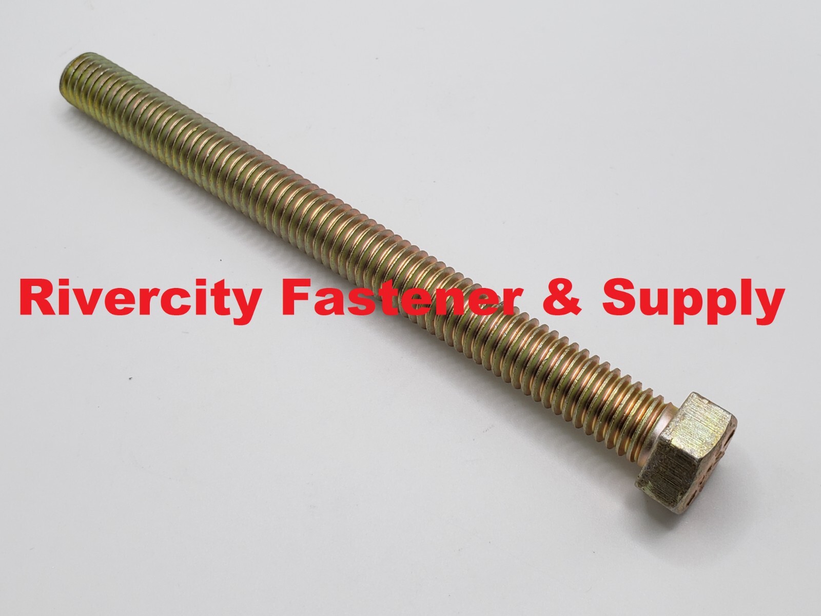 7/16-14 x 5 Tap Bolts Grade 8 Hex Head Screws 7/16x14x5 Full Thread 7/16×14 x 5″