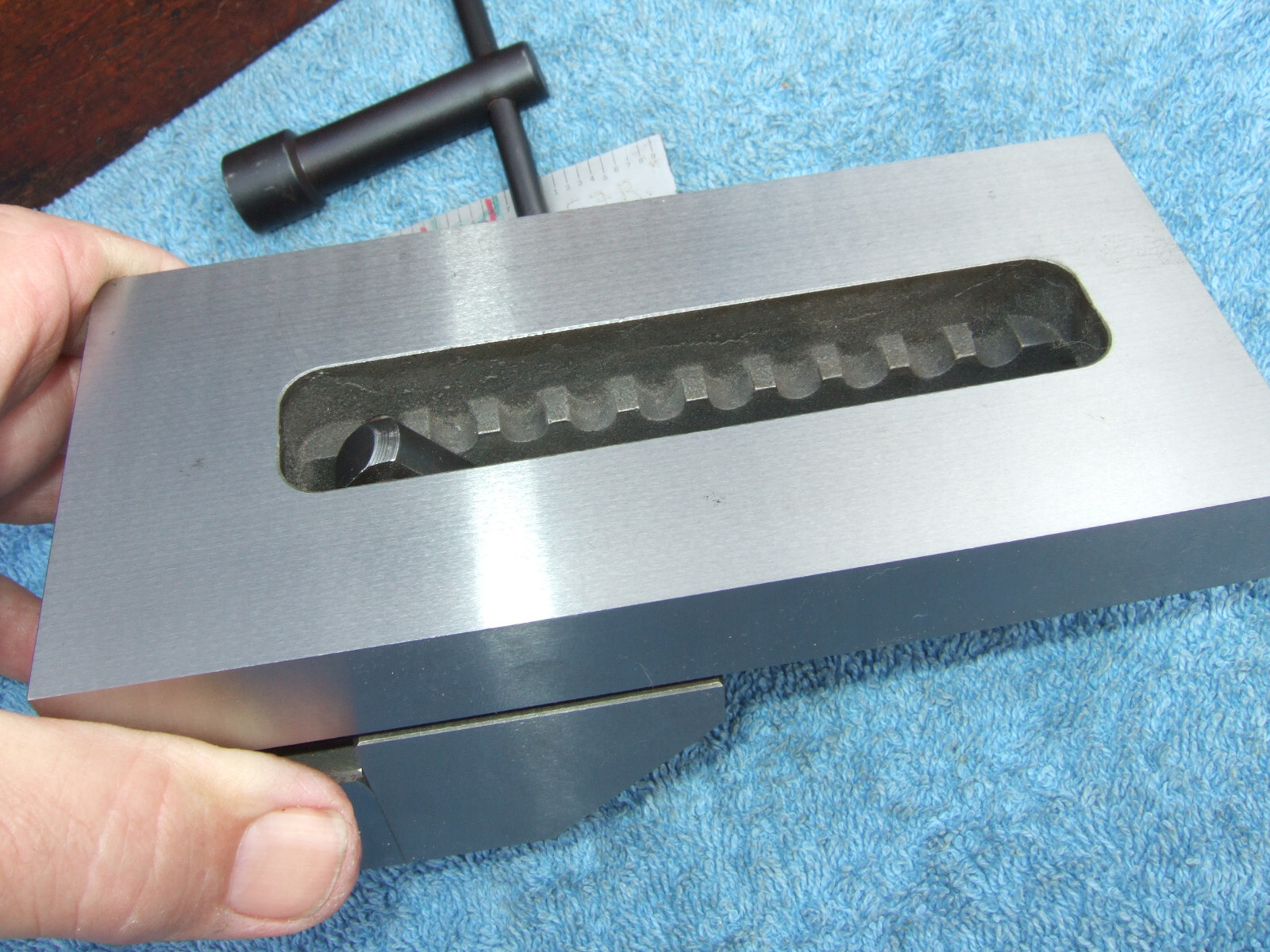 HERMANN SCHMIDT USED V0 4 WOH GRIND VISE CASE&WRENCH TOOLMAKER MACHINIST GRIND 9