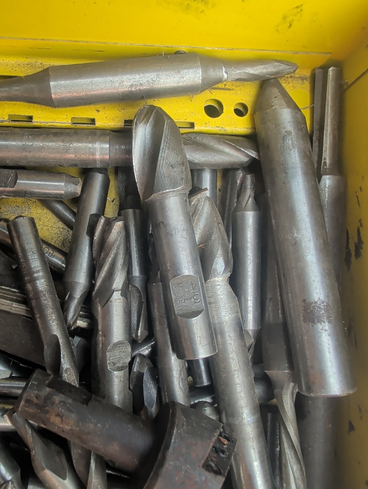 Mulling Machine End Mill Lot with New Bits Included Made In USA