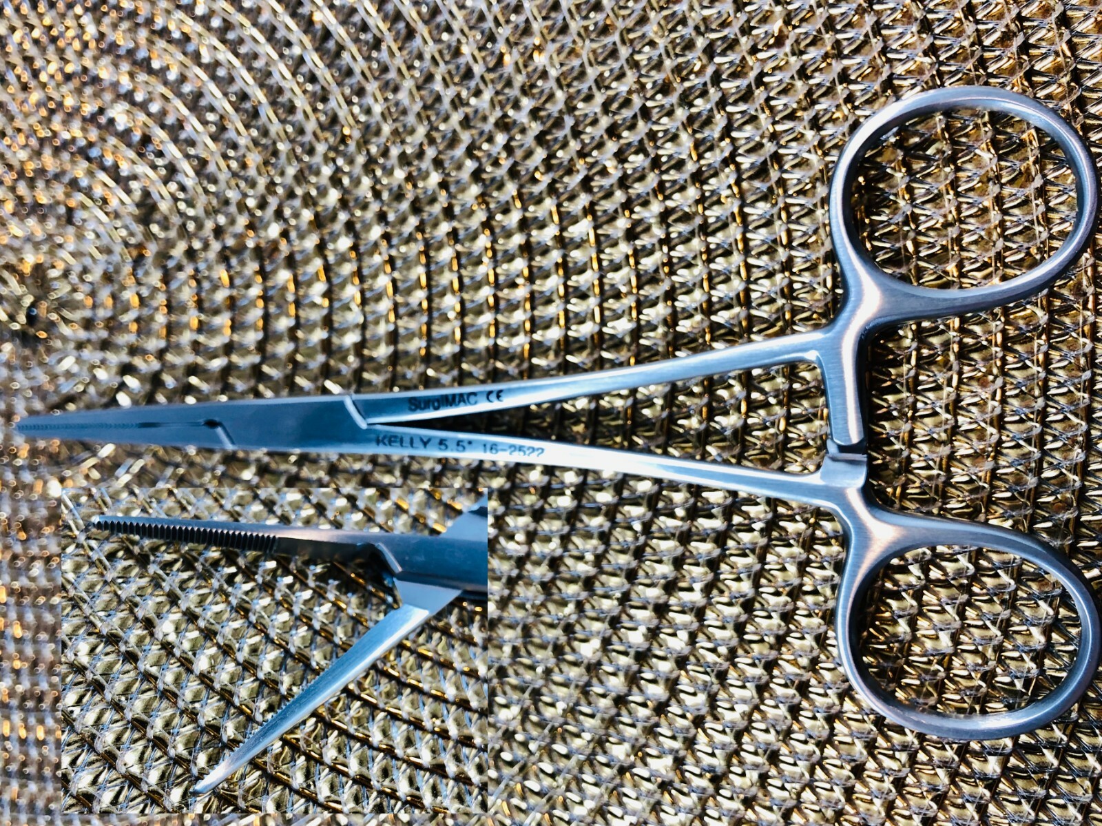 DENTAL HEMOSTAT 5.5″ KELLY NEEDLE HOLDER Surgical Instruments MAC