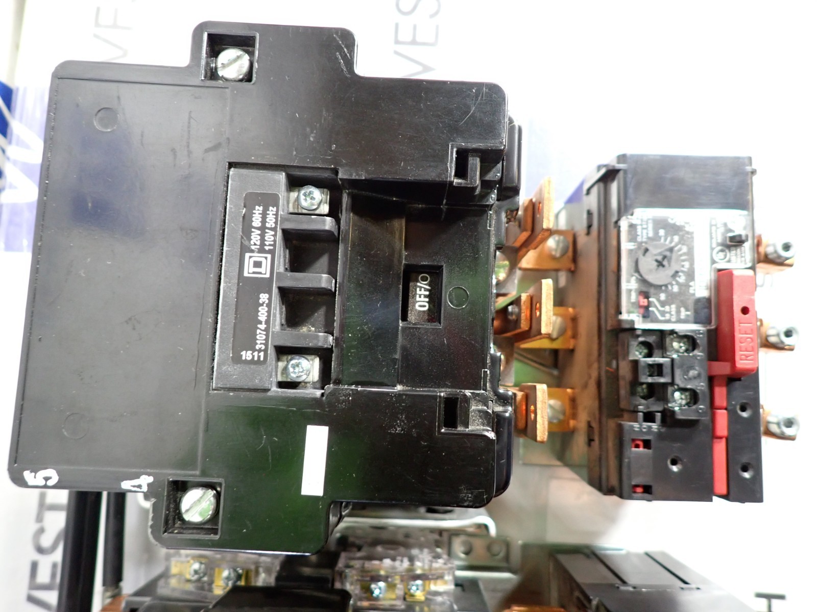 Square D Size 3 8810SE04H30H30S 2 Speed Motor Starter 30-90A OL 9065ST320 S2247