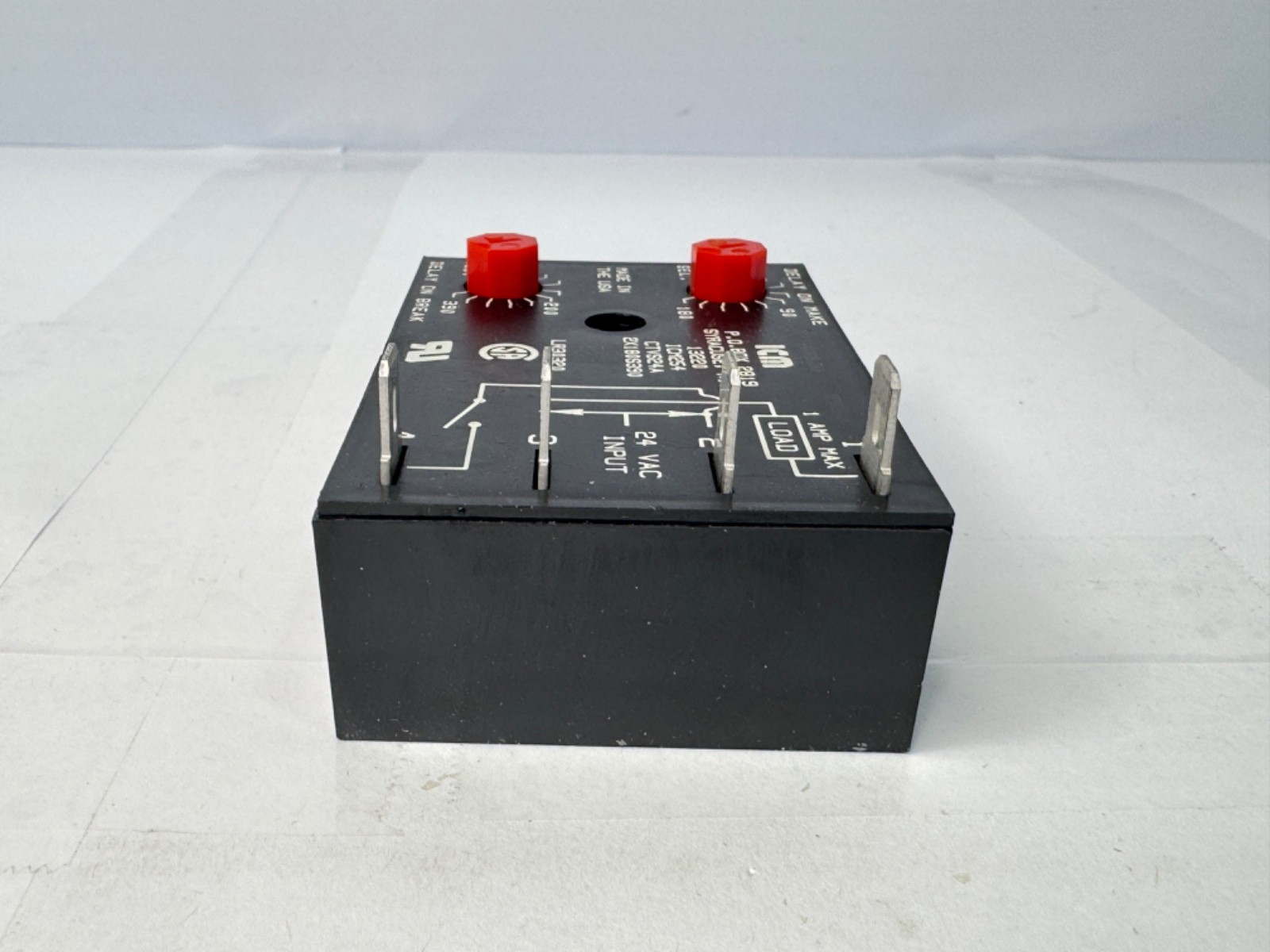 ICM Controls ICM254B Post Purge Fan Delay Timer, 12-390 Second Adjustable Delay