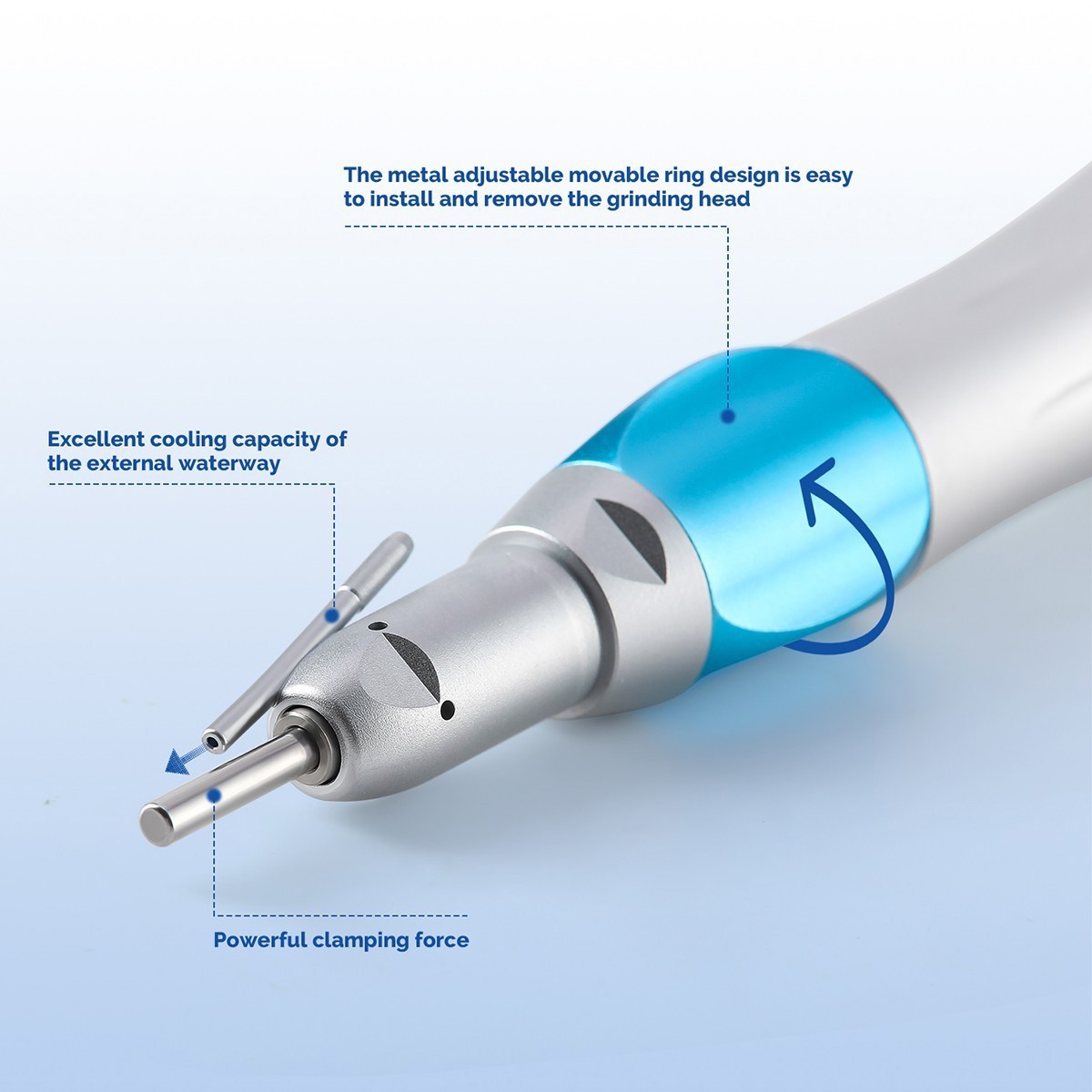 1:1 Surgical Straight Handpiece With External water spray