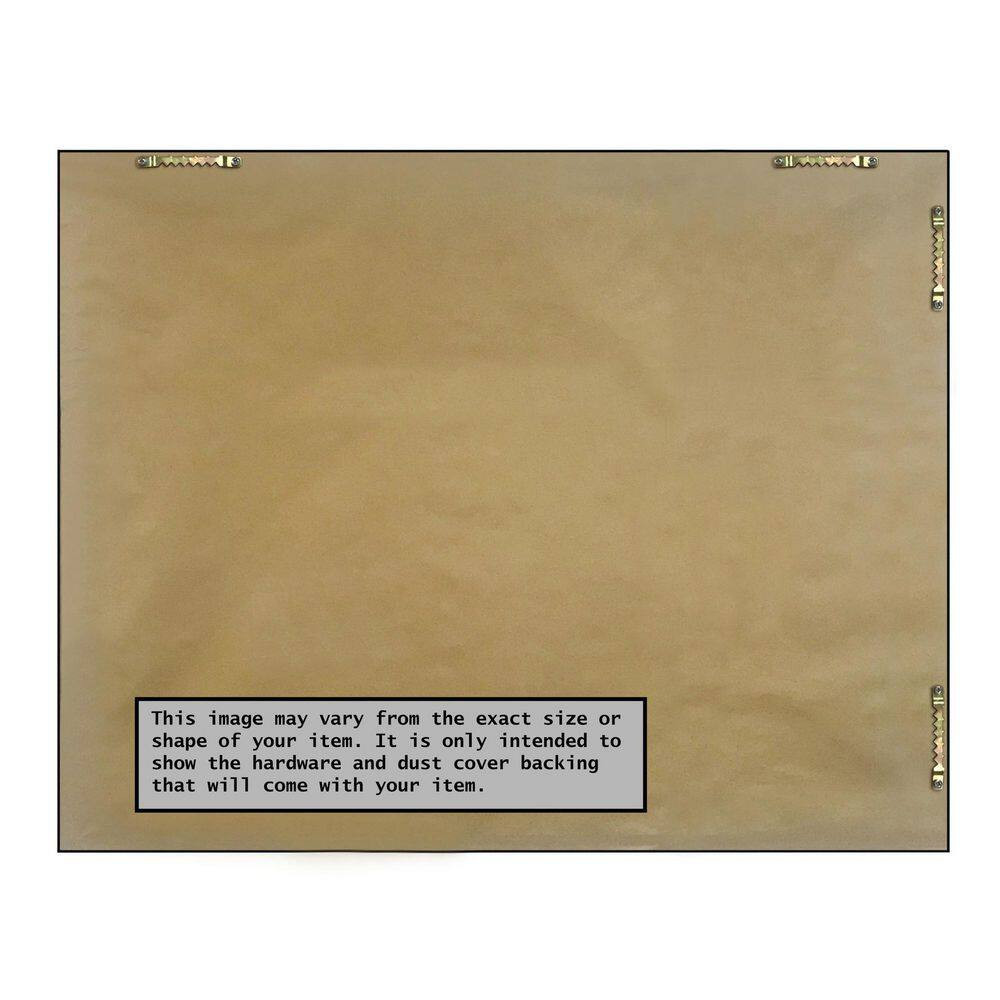 Warm Walnut Narrow 39 In. X 27 In. Wood Framed Dry Erase Magnetic Memo Board