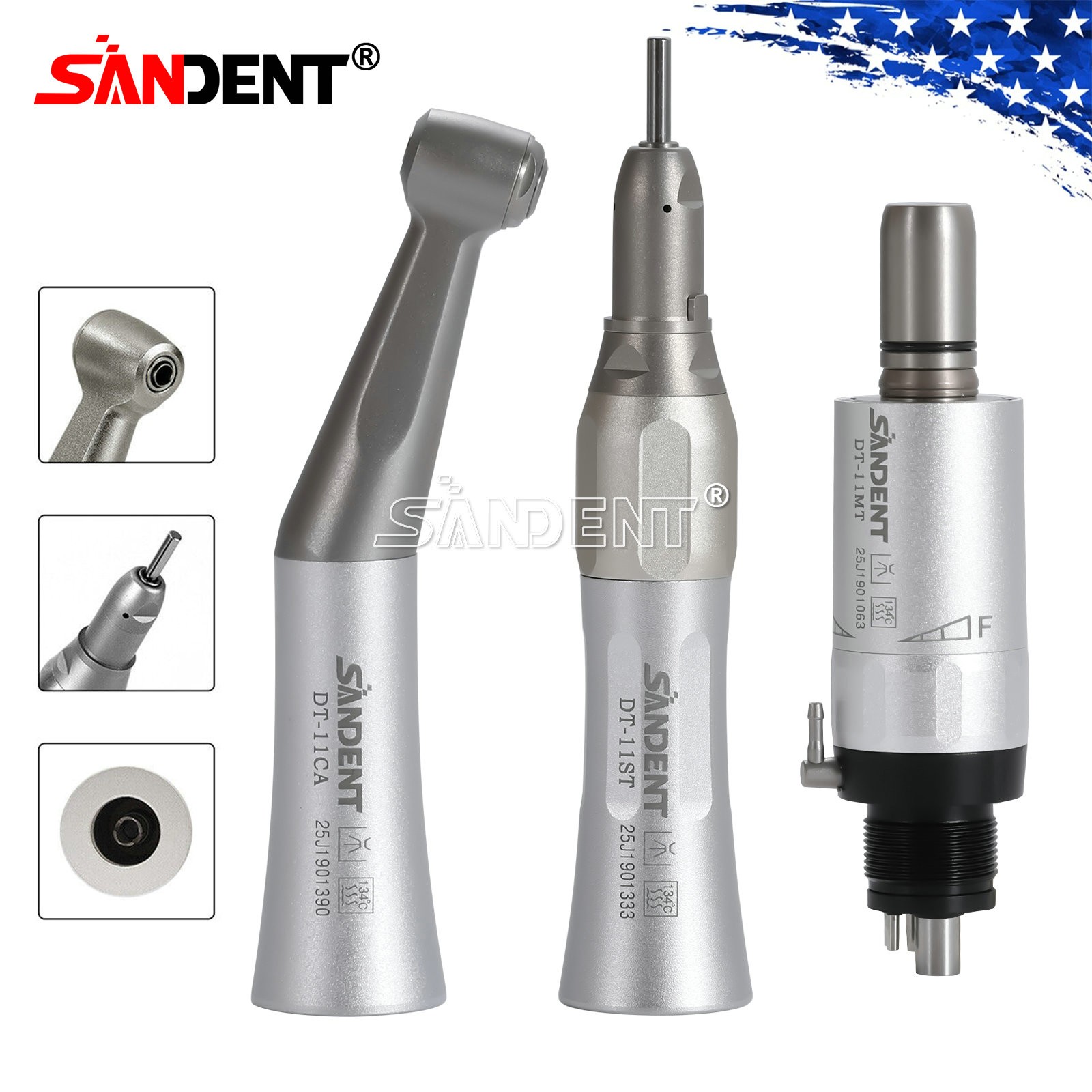 Dental E-generator LED Fiber High Speed/Slow Low Speed Handpiece 4Hole/2Hole