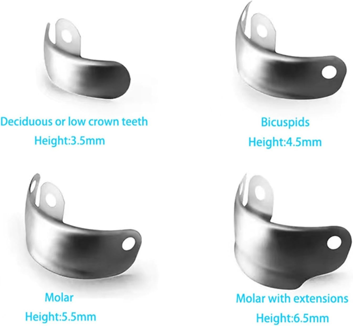 Dental Matrix Bands Ring Sectional Matrice Clamp Wedges Fit Palodent V3 System
