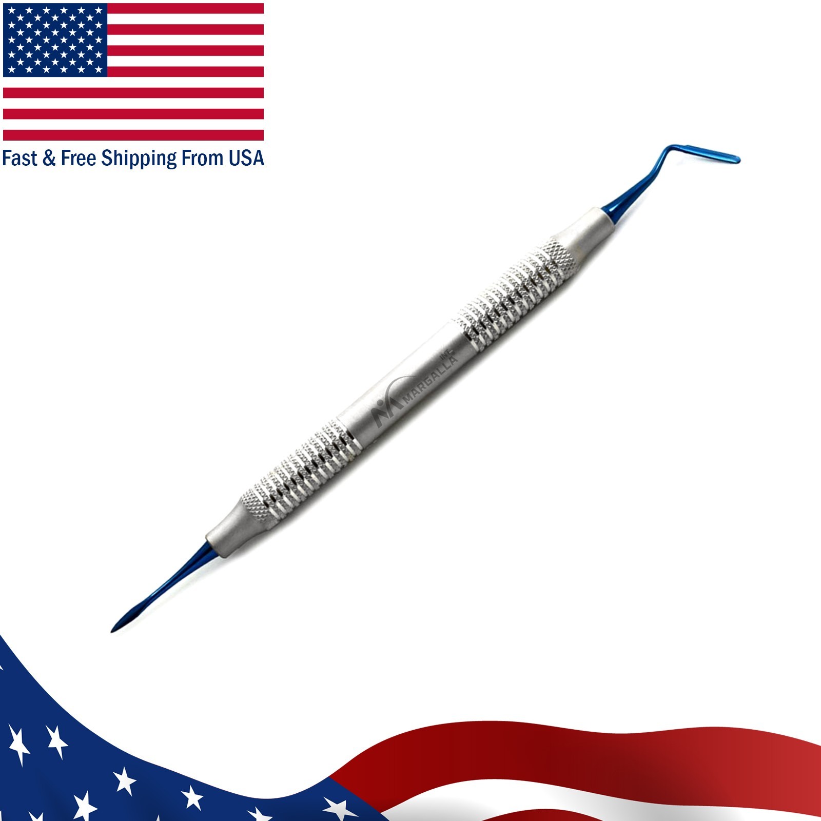 Serrated Periotome PT1 PT2 Set Dental Implant Tooth Atraumatic Extraction Scaler