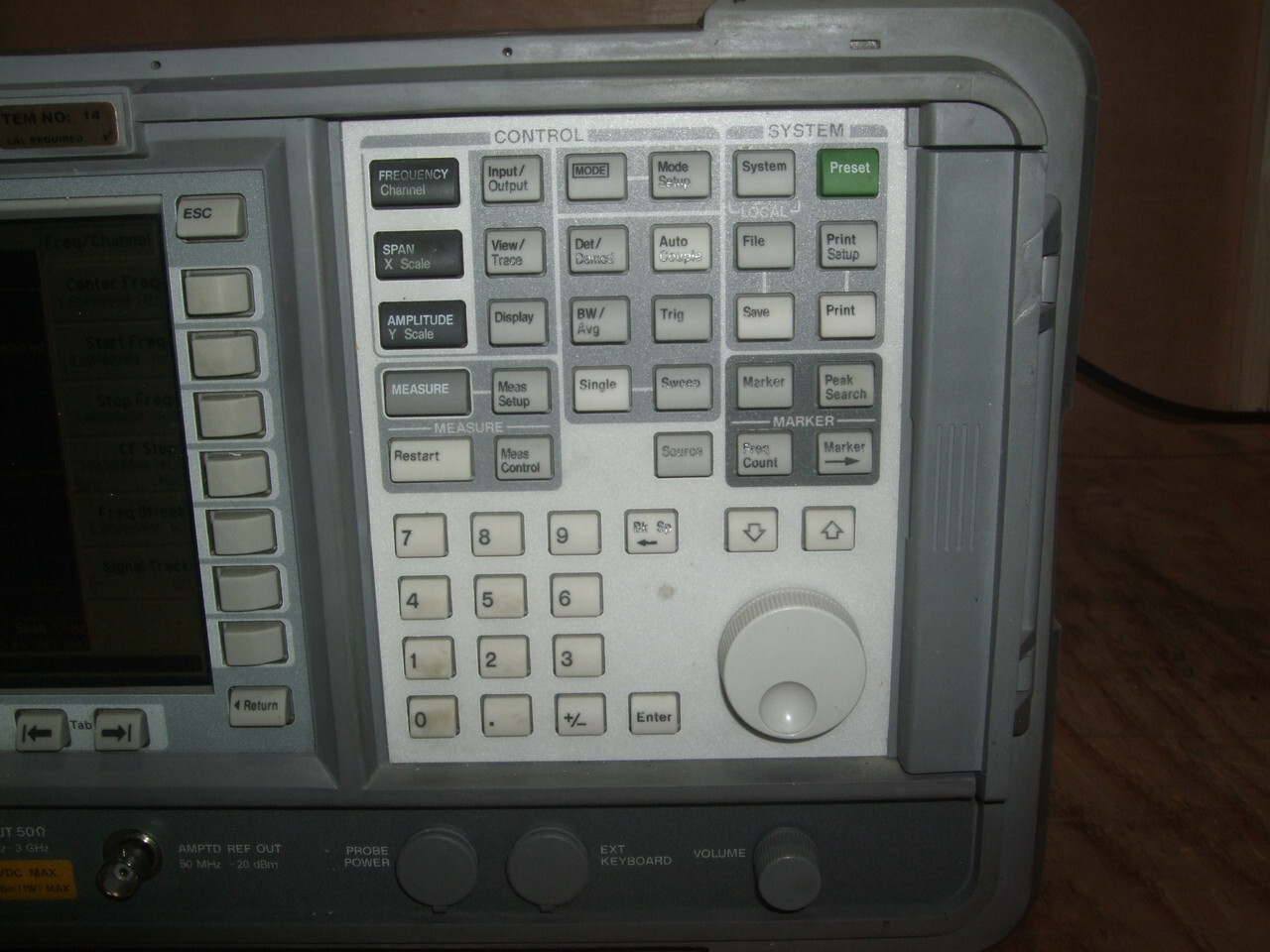 HP Agilent Keysight E4402B Spectrum Analyzer OPT *1D5 1D6 1DN 1DR 1DS A4H AYX BA