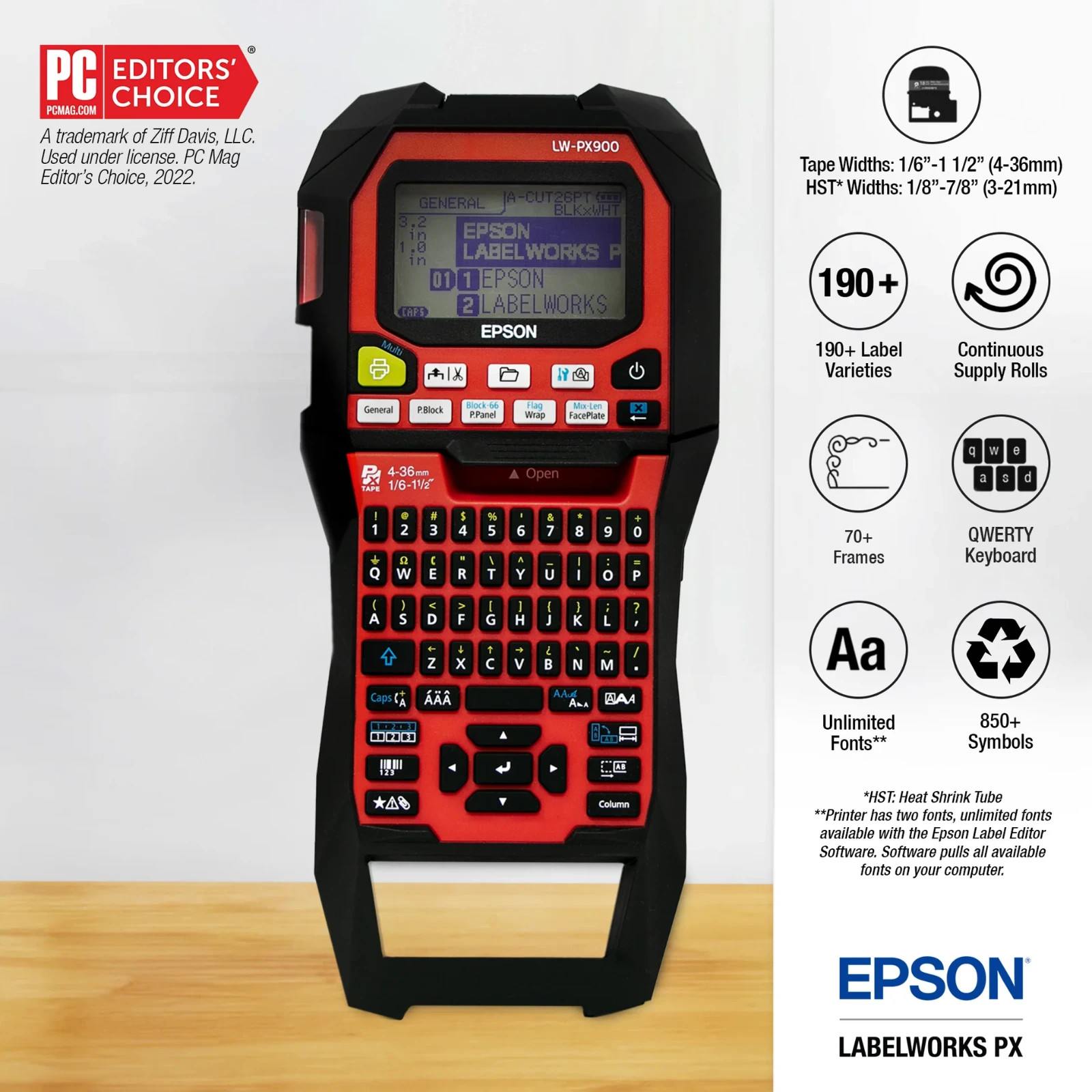 Epson LABELWORKS LW-PX900PCD Industrial Label Maker (LIFETIME WARRANTY)