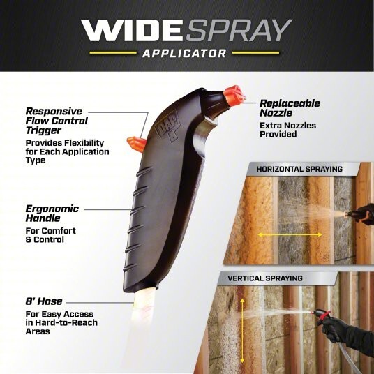 DAP Wall and Cavity 10.5 LB 320-oz. Spray gun Indoor Spray Foam Insulation
