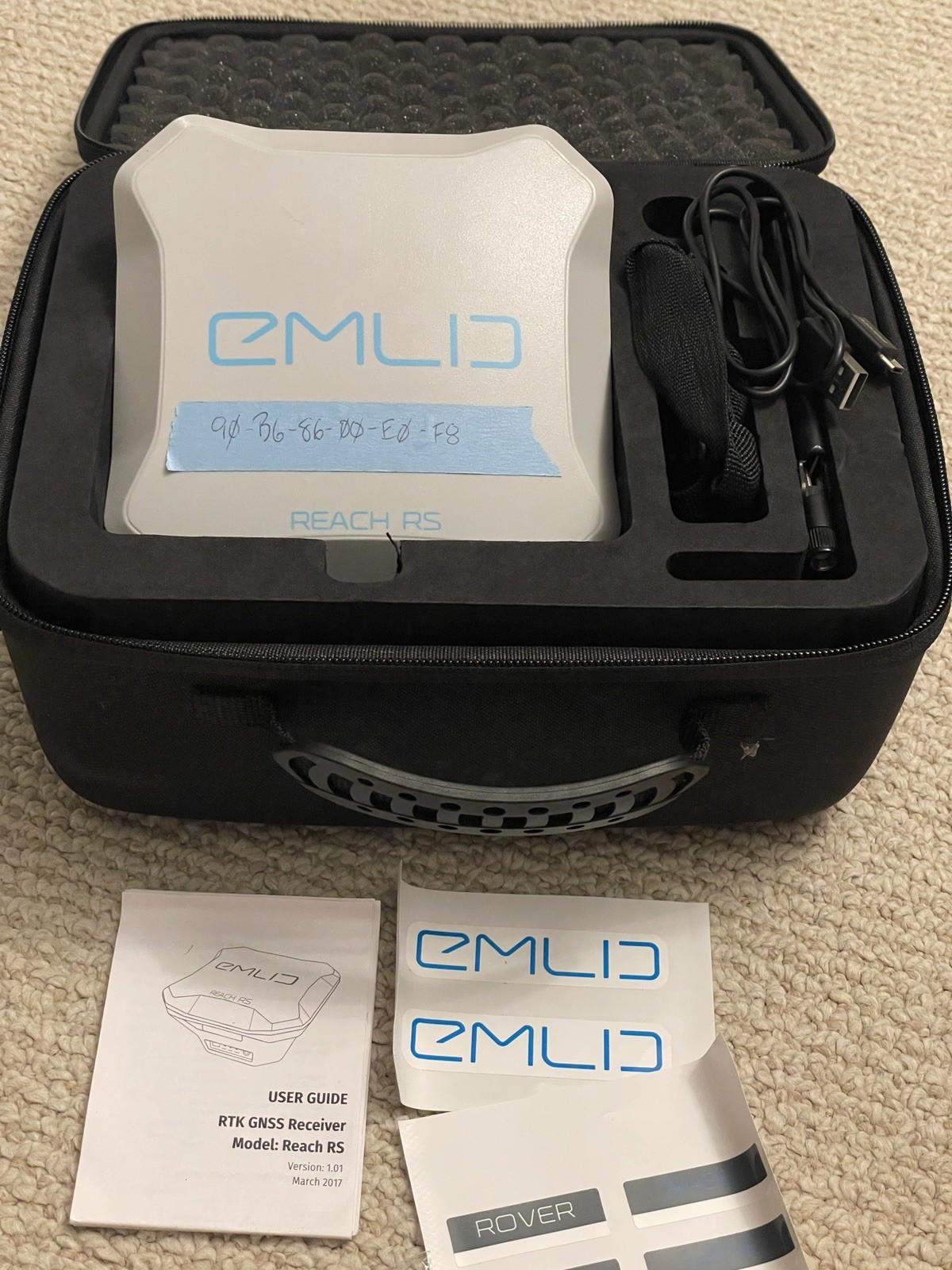 Emlid Reach RS GNSS Receiver RTK GNSS Survey Kit Tested – SINGLE UNIT